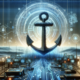An image of cyber elements featuring the anchor symbolizing stability.